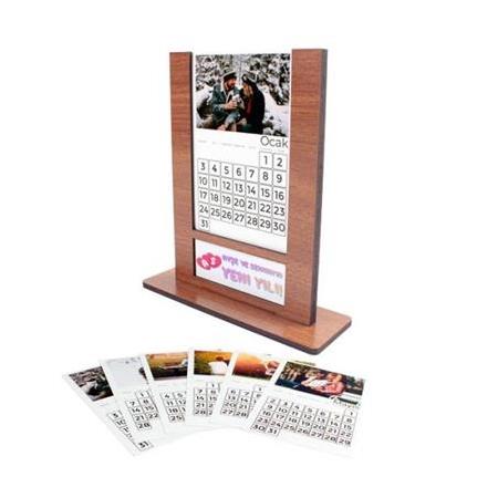 Ahşap Masaüstü Takvimlik Çerçeve