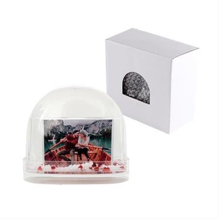 Fotoğraflı Oval Kar Küresi