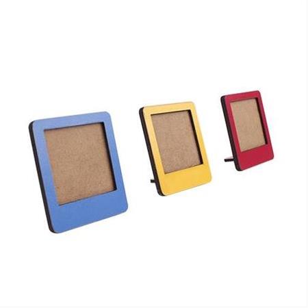 Ayaklı Polaroid İnstax Sarı Çerçeve