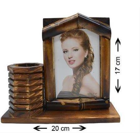 Kalemlik Ev Bambu Çerçeve