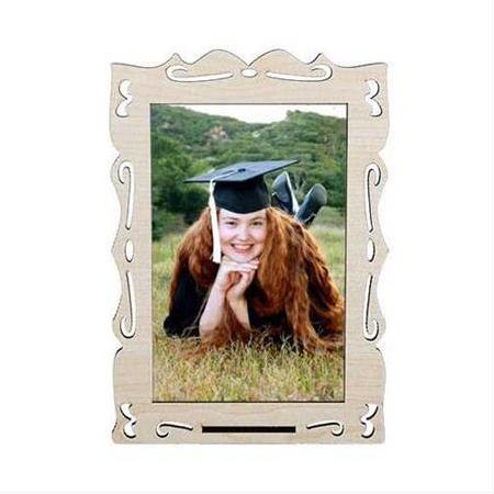 Eko. Ahşap 10x15 cm Çerçeve (Akça)