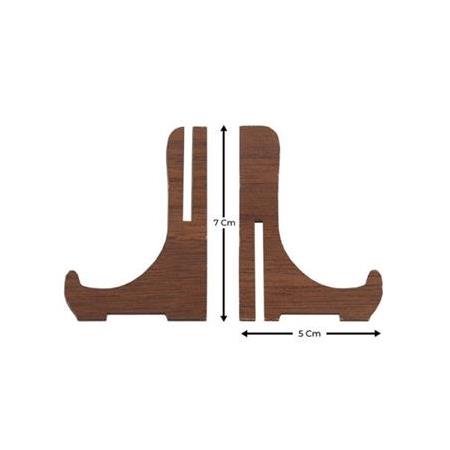 Ahşap 7 cm Teşhir Ayağı - Ceviz
