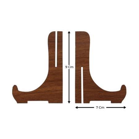 Ahşap 9 cm Teşhir Ayağı - Ceviz