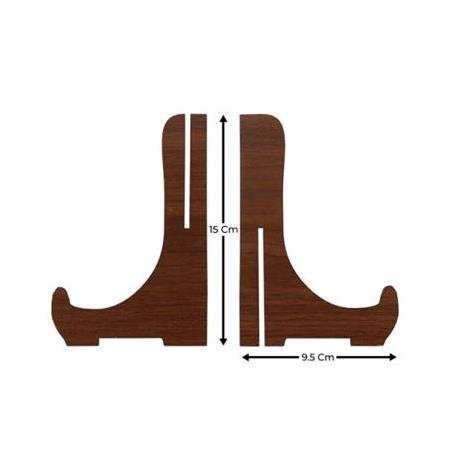 Ahşap 15 cm Teşhir Ayağı - Ceviz