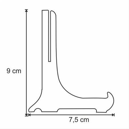 Plastik 9 cm Teşhir Ayağı No :1