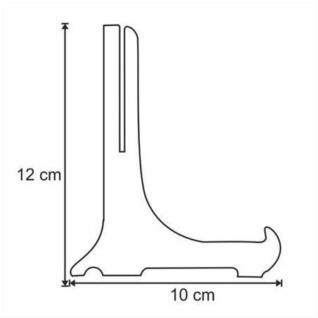 Plastik 12 cm Teşhir Ayağı No:2 (KALIN)