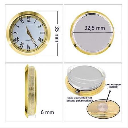 35 mm Geçme Saat - Altın