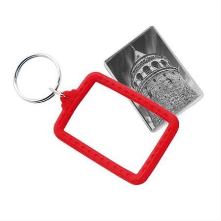 Promosyon Kauçuk Kırmızı Anahtarlık