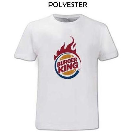 Süblimasyon Polyester Tişört - Yetişkin