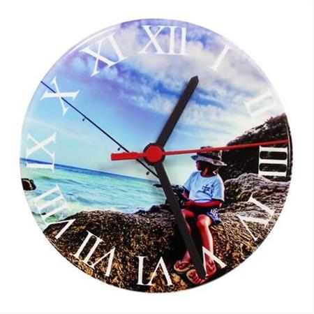 Süblimasyon Seramik Saat Yuvarlak - 16 cm