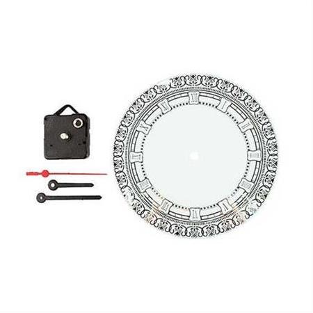 Süblimasyon Yuvarlak Cam Saat 20 cm