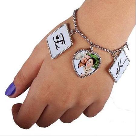 Süblimasyon 3'lü Metal Bileklik