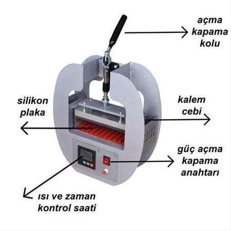Kalem Transfer Baskı Presi (10 lu)