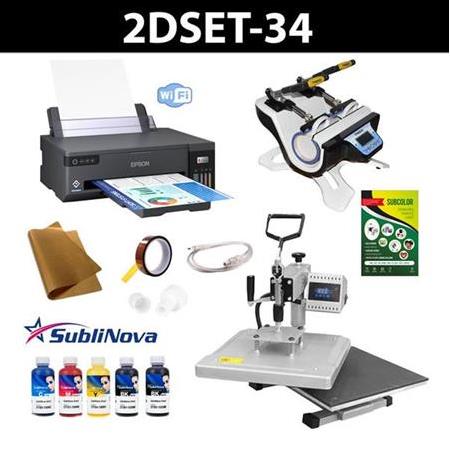 2D Baskı Sistemi A3 (HP3805B+Epson L11050+ST-210)