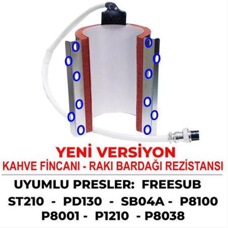 Yeni Versiyon FREESUB Fincan ve Rakı Bardağı Rezistansı