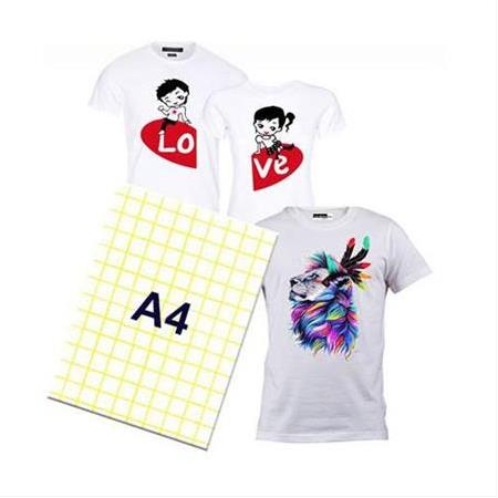 nkjet A4 Pamuklu Açık Zemin Transfer Kağıdı (1 adet)