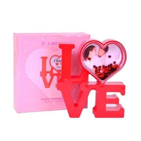 Love Tasarımlı Kar Küresi