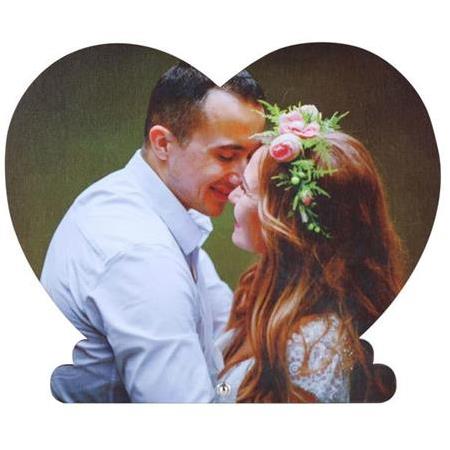 Süblimasyon MDF Kalp Çerçeve 19x23 cm