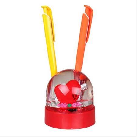 Işıklı Müzikli Kalemlik Kar Küresi