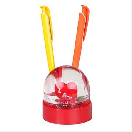 Işıklı Müzikli Kalemlik Kar Küresi