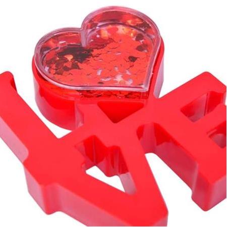 Love Tasarımlı Led Işıklı Kar Küresi